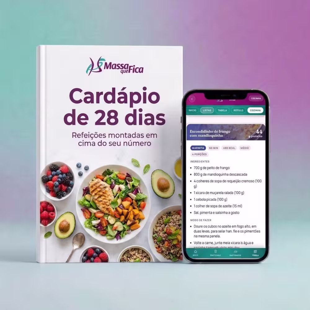 Cardápio de 28 dias